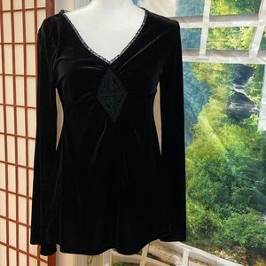 EXPRESS Velvet Long sleeve  Top !